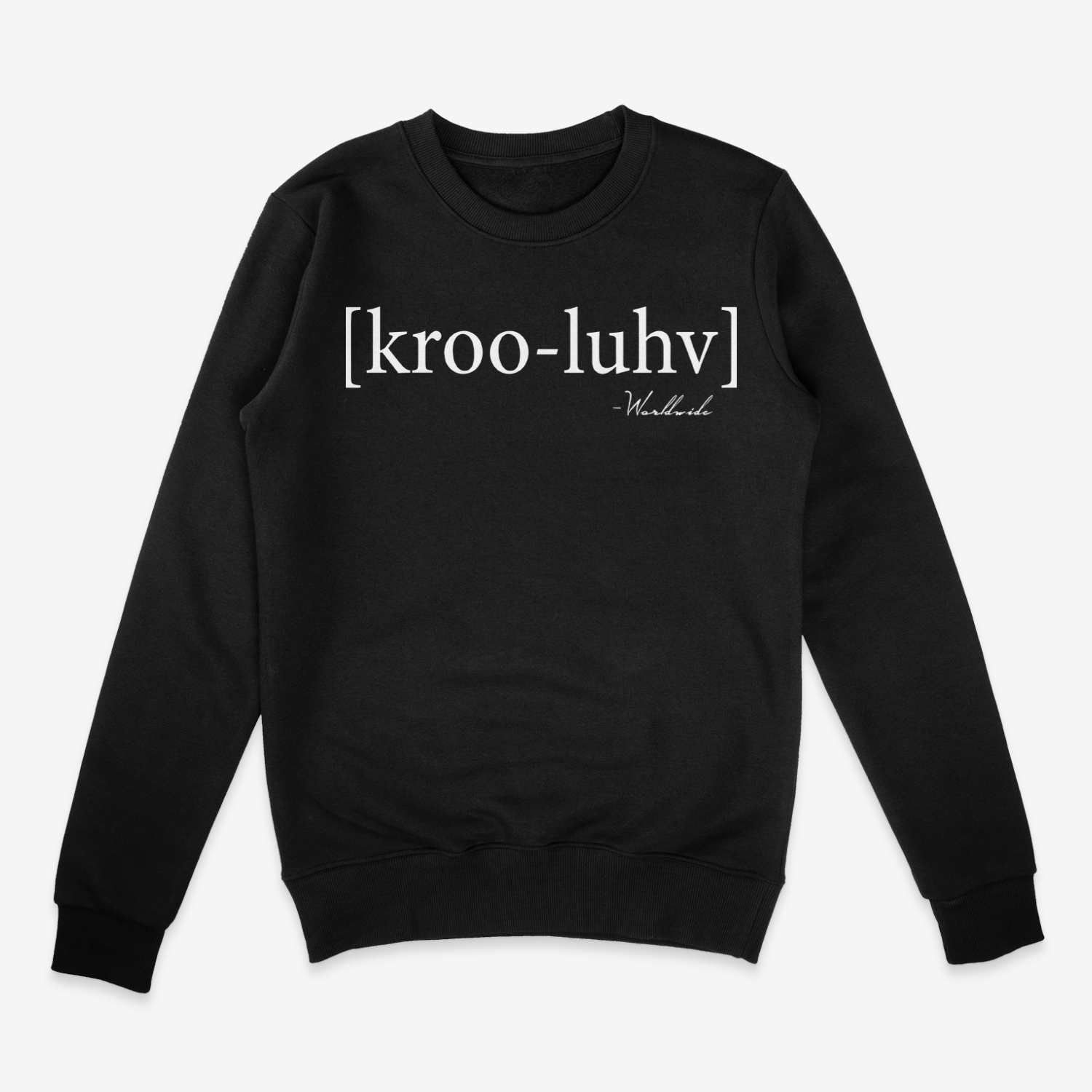 Krooluhv Classic Embroidered Crewneck