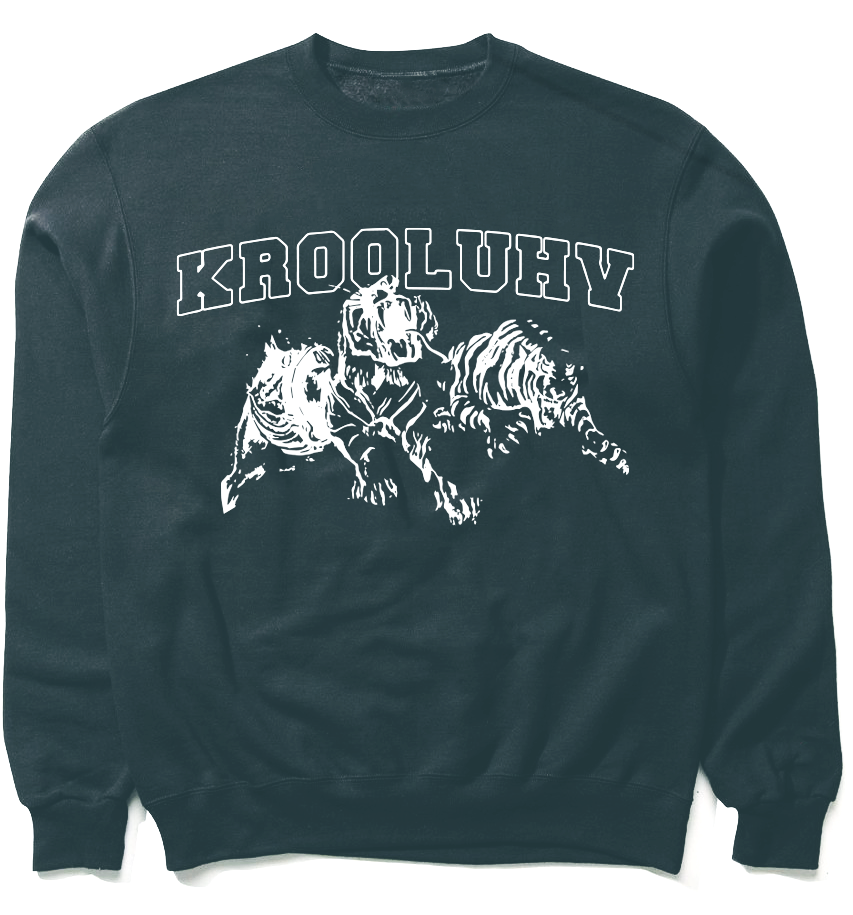 krooluhv crewneck forest green 05d58943cfc37df3c049cf907b023b84