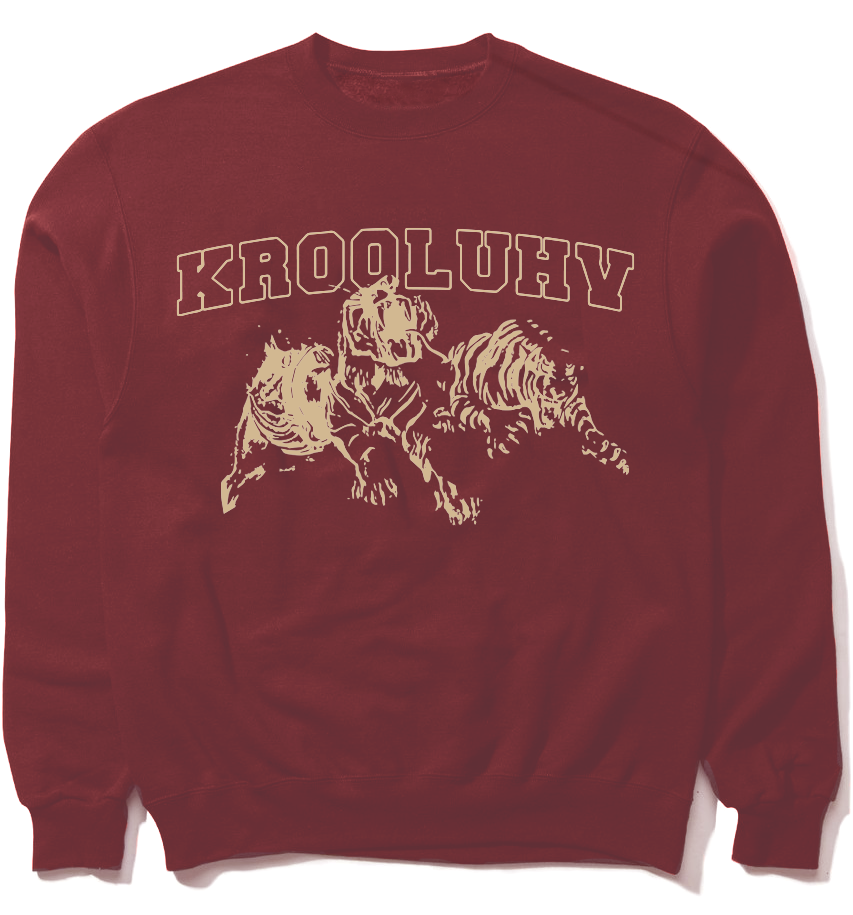 krooluhv crewneck red c735e6b918555e046e1f9c3be15c606b