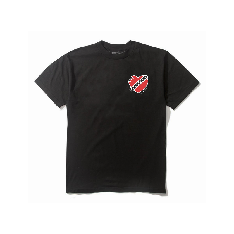 krooluhv houndstooth shirt black front 1