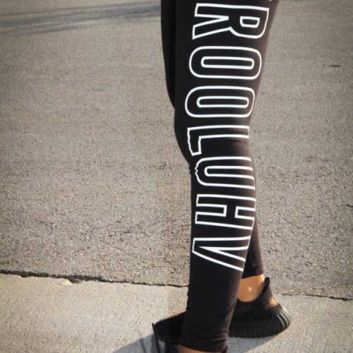 Krooluhv Women Black Legging
