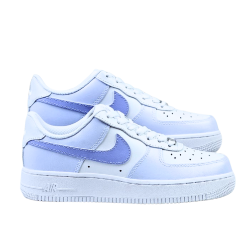 Custom Lilac Air Force 1 Shoes