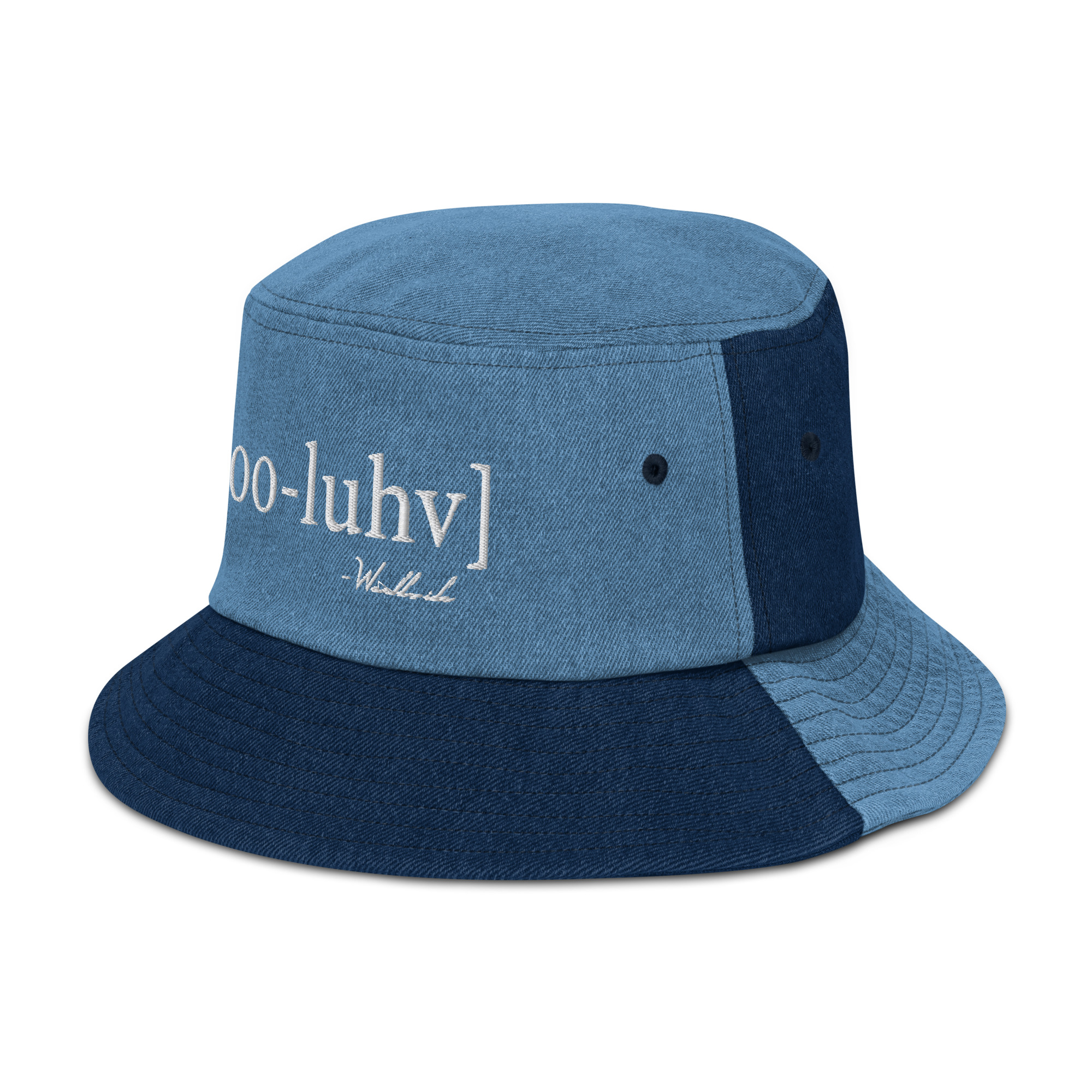 Krooluhv Double Denim Bucket Hat - Image 3