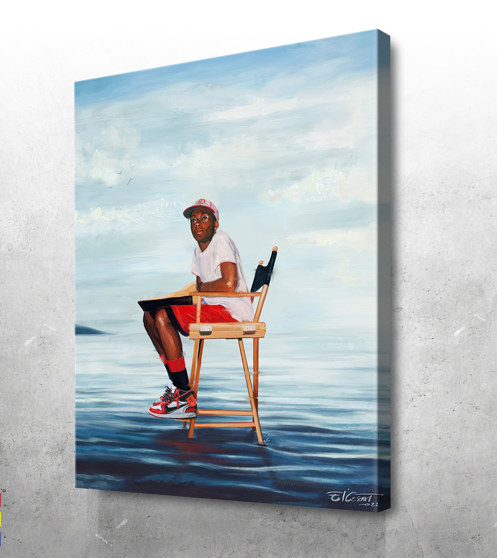 Spike Lee “Young Dreamer” Painting - Image 2