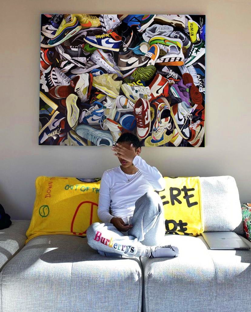 Major Sneaker Head Painting - Image 3